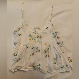 Pacsun flower flare top